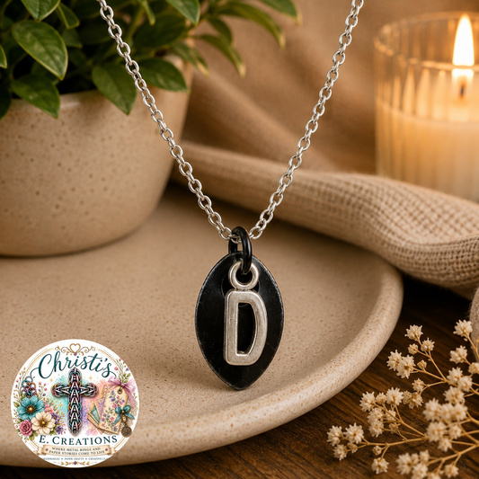 Alphabet Scale Necklace – Letter [D]