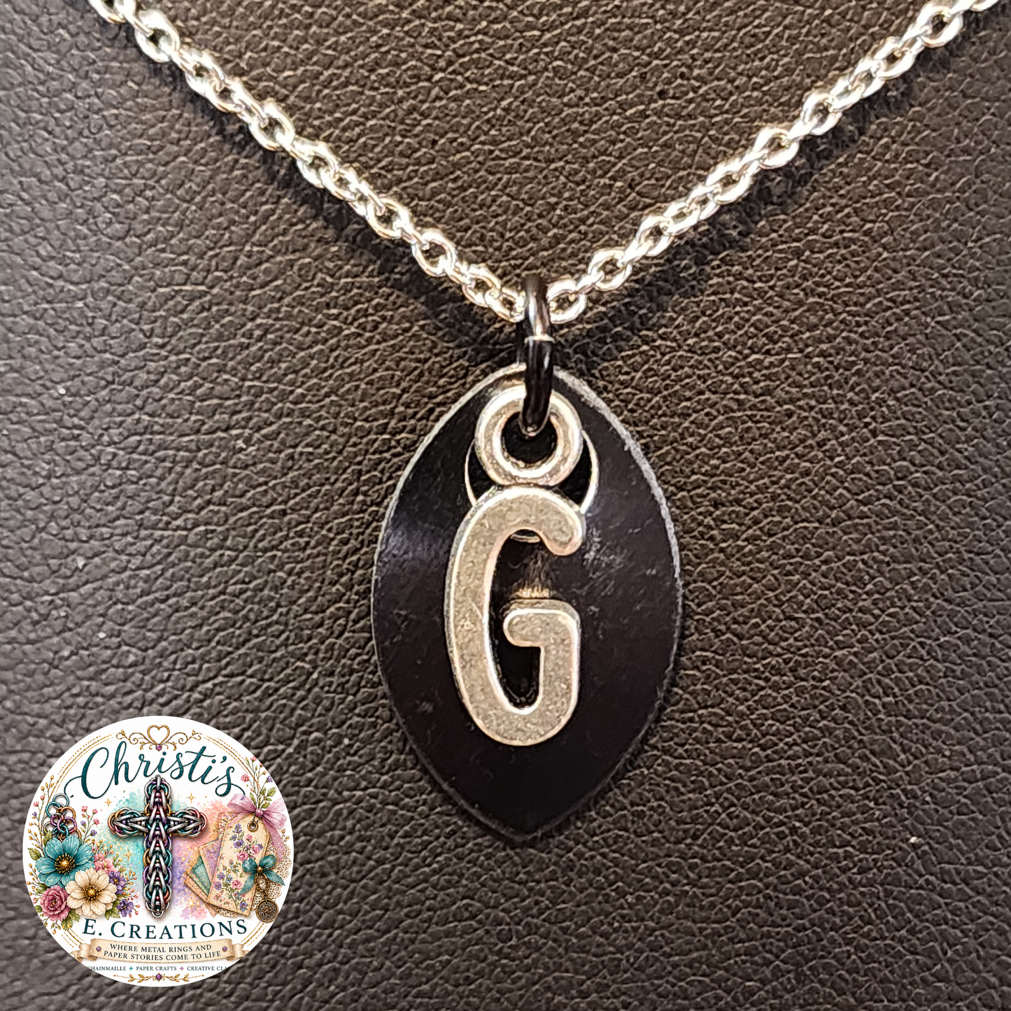 Alphabet Scale Necklace – Letter [G]