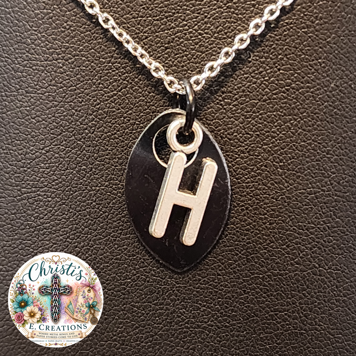 Alphabet Scale Necklace – Letter [H]