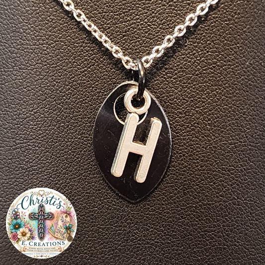 Alphabet Scale Necklace – Letter [H]