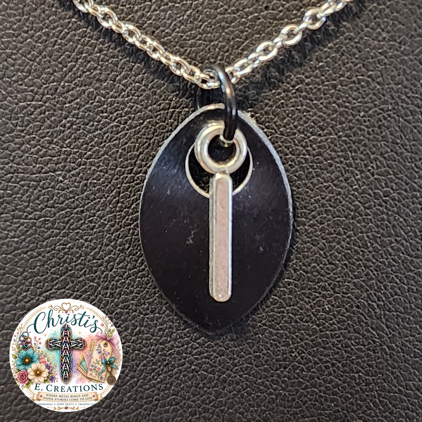 Alphabet Scale Necklace – Letter [I]