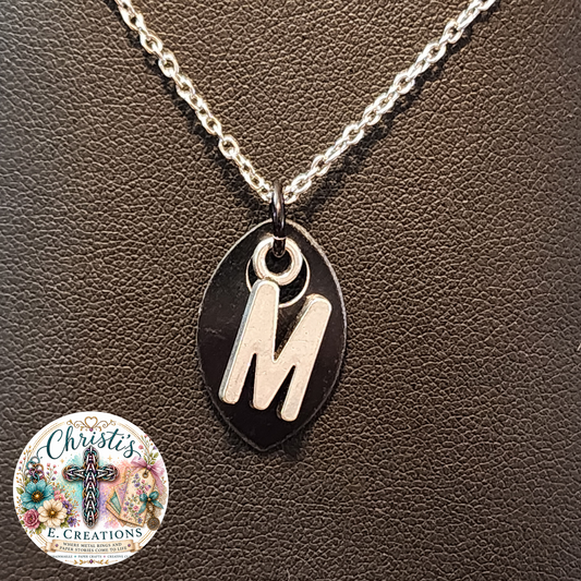 Alphabet Scale Necklace – Letter [M]