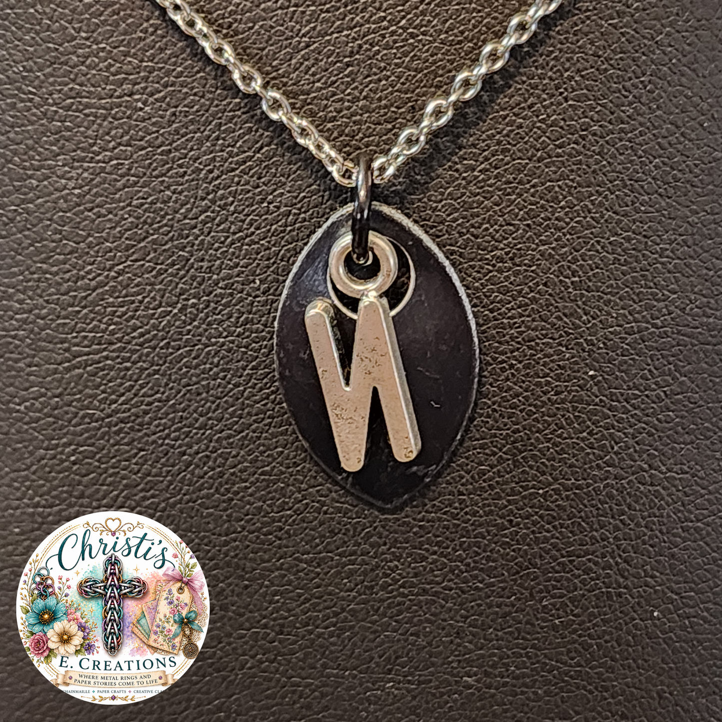 Alphabet Scale Necklace – Letter [N]