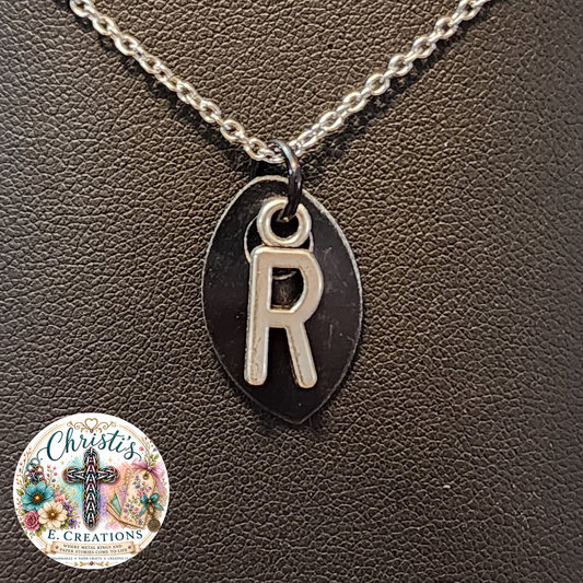 Alphabet Scale Necklace – Letter [R]