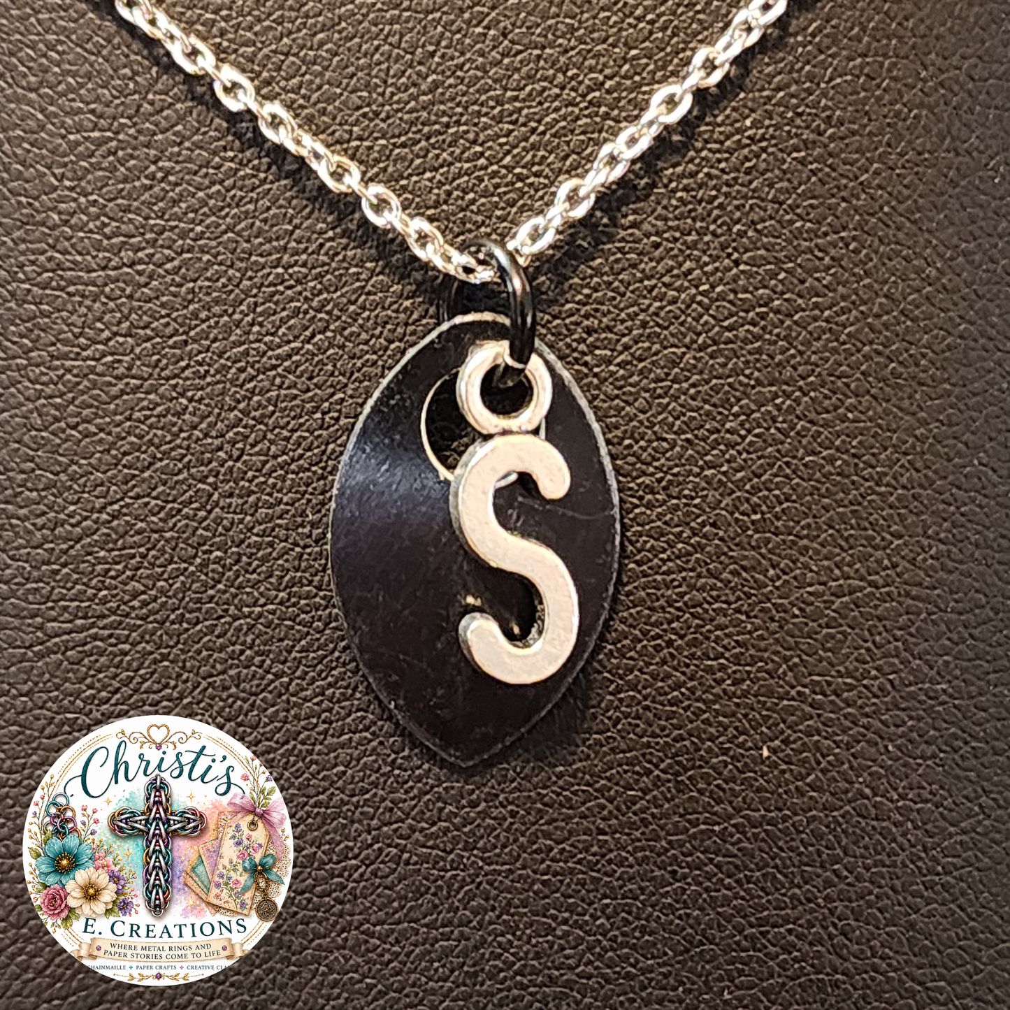 Alphabet Scale Necklace – Letter [S]