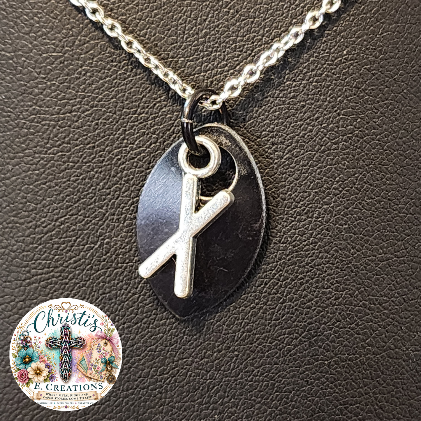 Alphabet Scale Necklace – Letter [X]