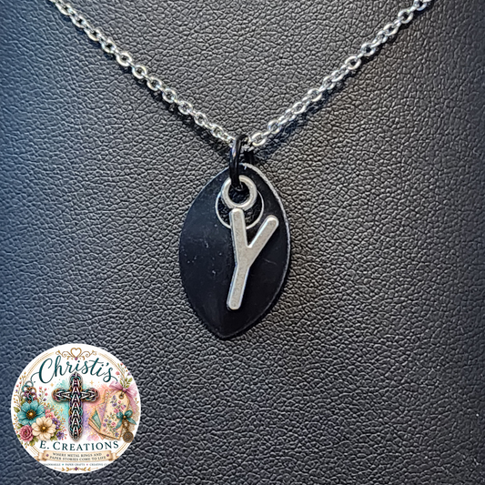 Alphabet Scale Necklace – Letter [Y]