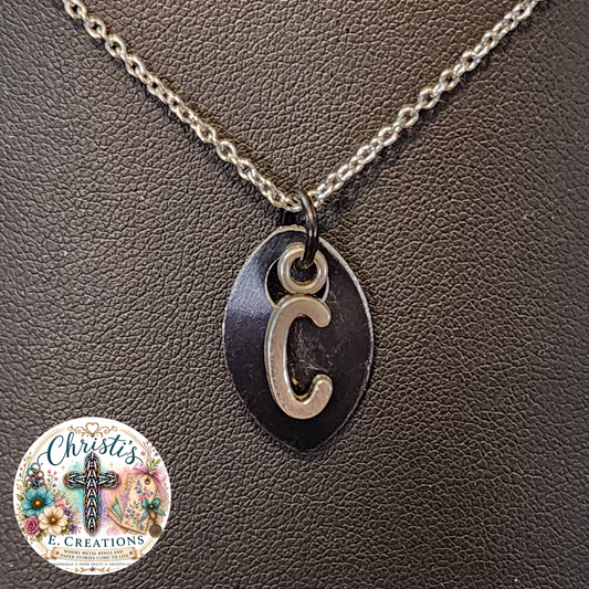 Alphabet Scale Necklace – Letter [C]