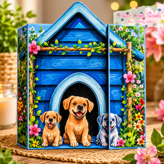 Pups in the Park: A Puppy-Themed Memory Keeper Paper Kit (paper only)