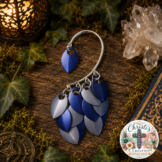 Left Sea Force Ear Cuff – Guardian Collection (Blue and Gray)