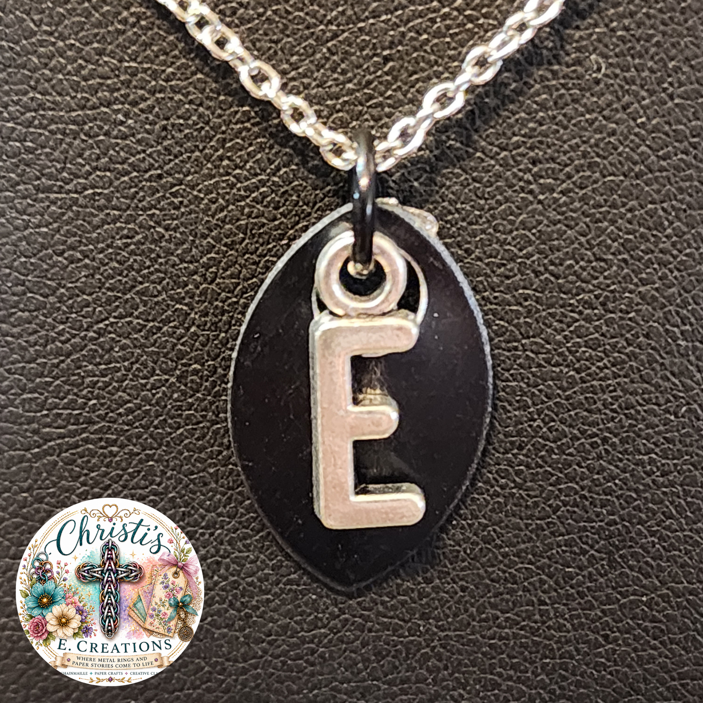 Alphabet Scale Necklace – Letter [E]