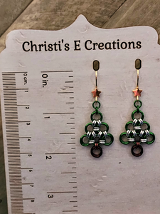 Killeen Crafter's Conference Chainmaille Christmas Tree Earrings Kit