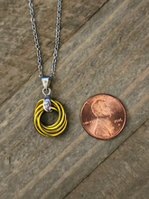 Load image into Gallery viewer, Canary (Yellow) Love Knot Pendant
