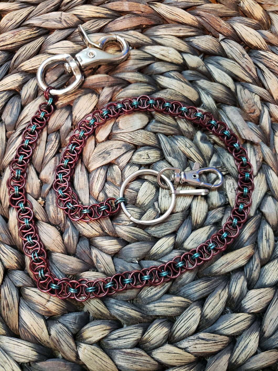 Helm Weave Chainmaille Wallet Chain
