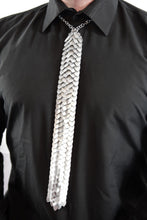 Load image into Gallery viewer, Silver Scale Maille Tie
