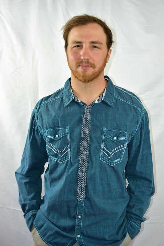 Gunmetal Chainmaille Tie